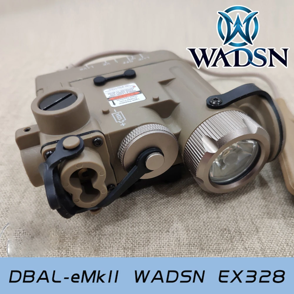 WADSN страйкбол тактический DBAL D2 ИК красный лазерный светильник охотничья лампа EMKII