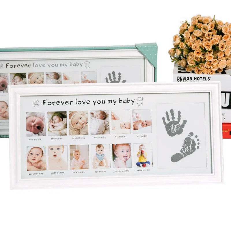 Детское платье в европейском стиле DIY отпечаток Handprint след фото картинки рамки