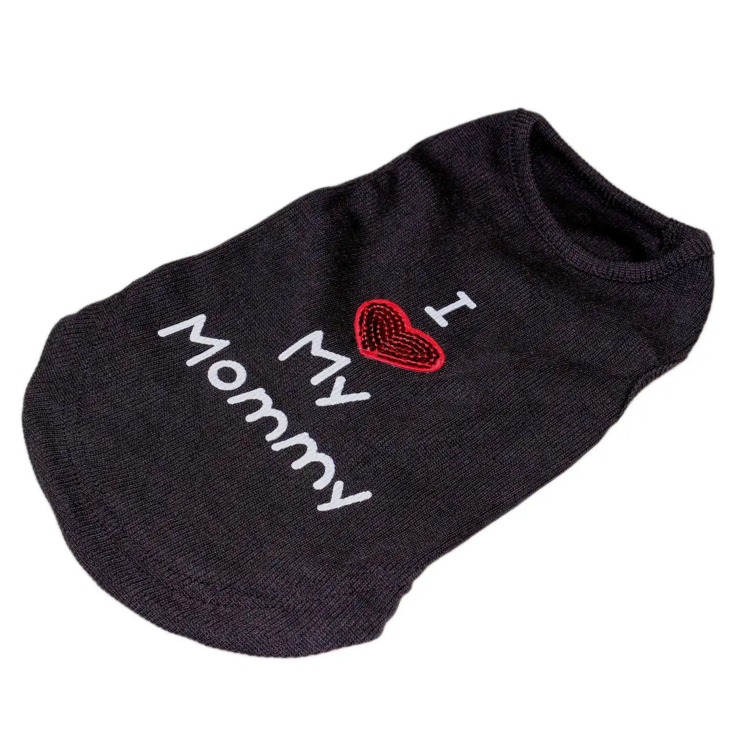 I LOVE MY MOMMY жилет для собак летнее платье футболка щенков пальто чихуахуа одежда