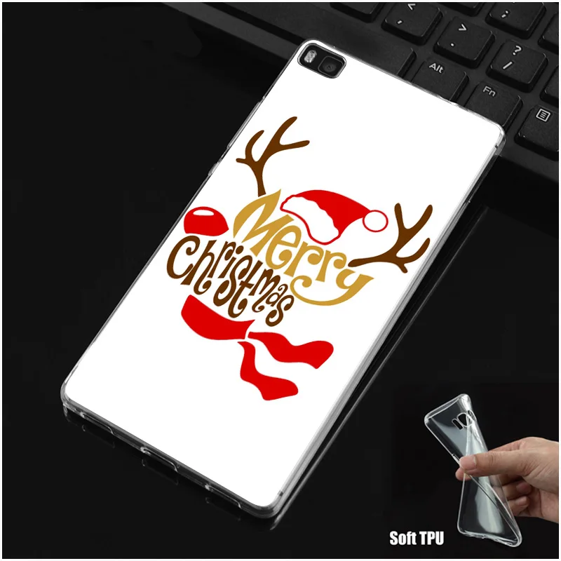 DREAMFOX N004 Рождество Мягкий ТПУ силиконовый чехол для Huawei P8 P9 P10 Lite Plus 2017 Honor 8 9 рro 6X |