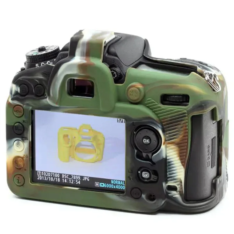 Красивый мягкий силиконовый чехол для камеры Nikon D7200 D7100|cover case skin| |
