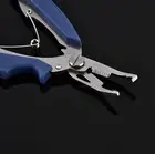 Рыболовные плоскогубцы из нержавеющей стали, ножницы с разделенными кольцами, острый резак для рыбной проволоки, резак для крючков, инструменты для рыбалки на открытом воздухе