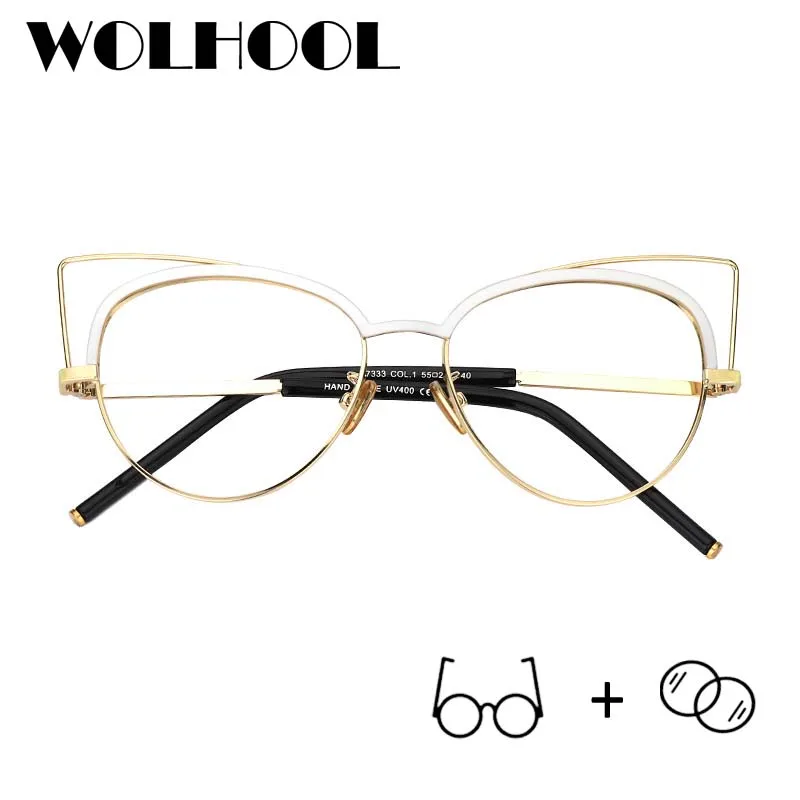 Fashion Women Prescription Glasses CR-39 Lens Eyewear Cute Girls Wearing Optical Myopia Eyeglasses Oculos |