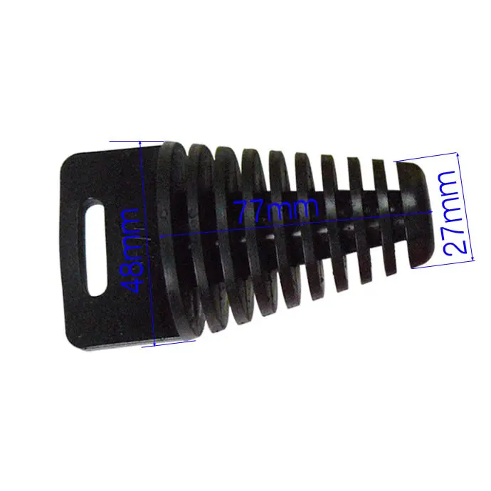 Глушитель хода 2 разных размера глушитель выхлопной трубы штепсельная Вилка для