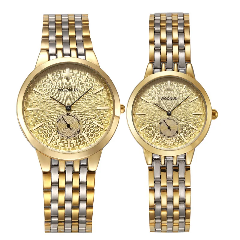 Мужские и женские ультратонкие кварцевые часы из нержавеющей стали|watch best|watch