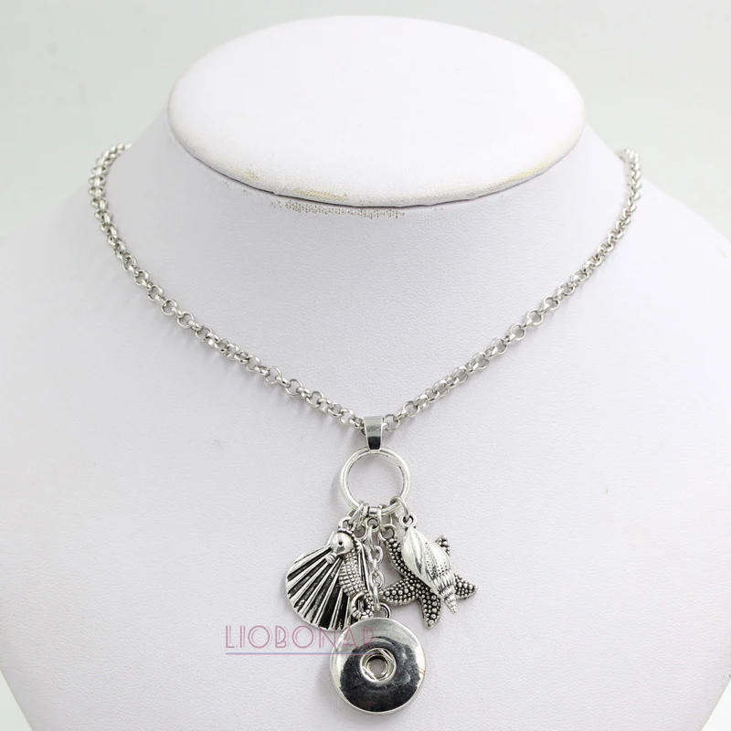 1 шт Новое поступление 18 мм оснастка ювелирные изделия в стиле океана жизни