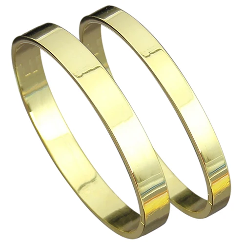 Мужской и женский медный браслет Love Lover с отполированными манжетами Подарочный