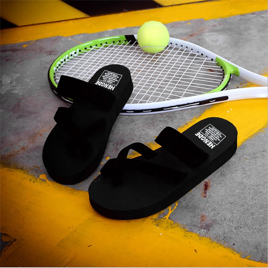 Женские Вьетнамки Повседневные тапочки плоский сандалии пляж обувь с открытым