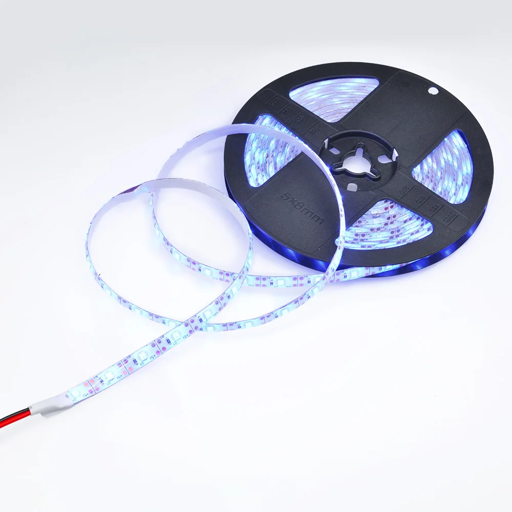 Синий 5 В 5 м USB кабель питания светодиодный светильник SMD 2835 Рождественская настольная декоративная лампа лента для телевизора фоновый светильник ing Настольный ПК SMD2835 - Испускаемый цвет: Синий