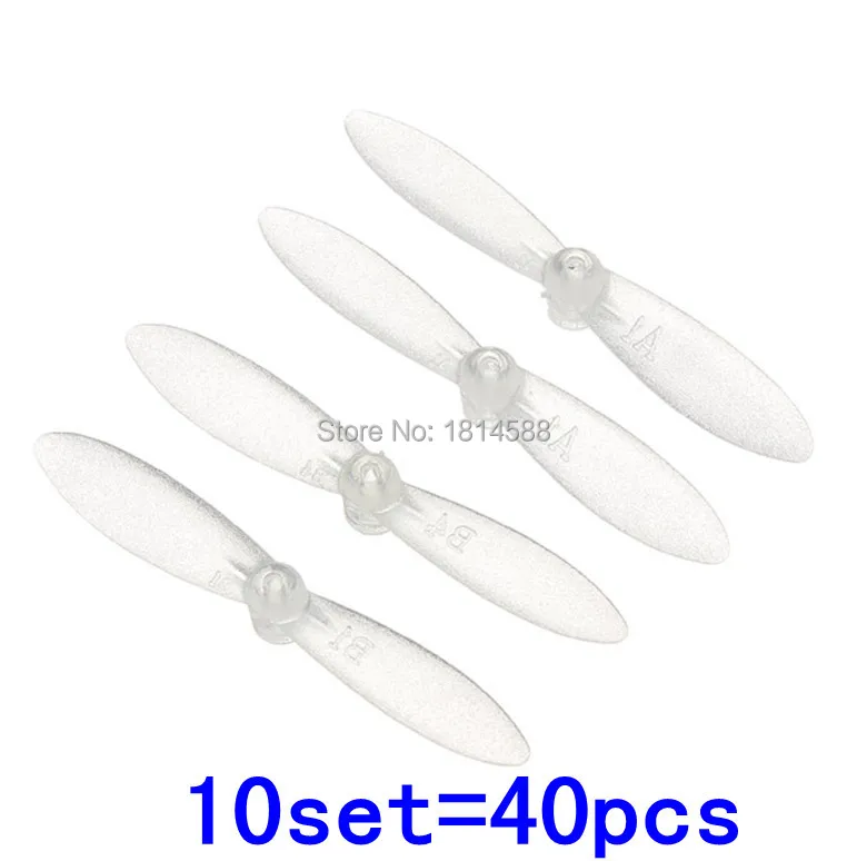 10 комплектов = 40pcsCheerson CX CX10 10A 11 прозрачное лезвие пропеллер запасные части|spare part|cx