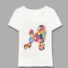 Новая модная футболка с принтом игрушечного пуделя, Женская милая футболка для домашних животных, дизайнерские топы с животными, Веселая футболка для девочек, Женская хипстерская футболка с коротким рукавом