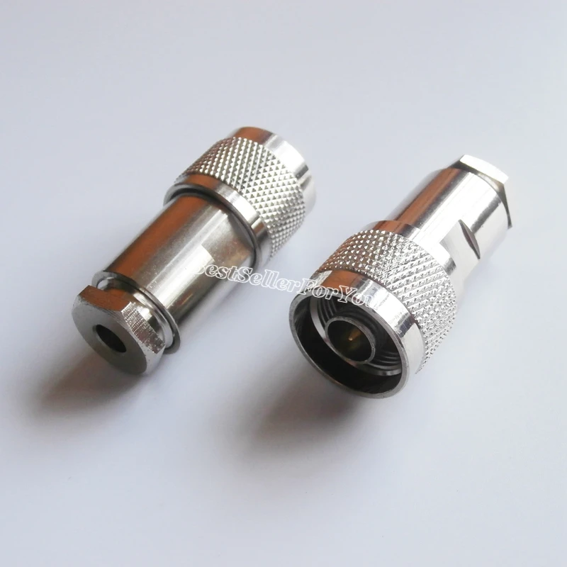 10X N Штекерный зажим RG58 RG142 LMR195 RG400 кабель RF соединитель Адаптер Новый|adapter