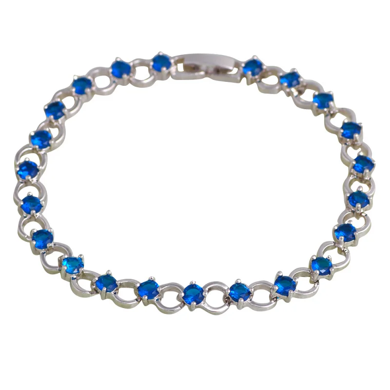 Новый стиль оптовая цена Romatic Темно-Зеленый Перидот серебряный тон