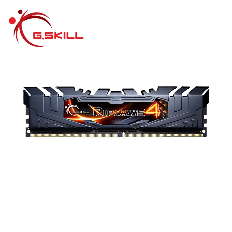 G. SKILL Ripjaws 4 Series 8GB 2400MHz настольная DDR4 Ram черная рама для ПК компьютера память intel 15