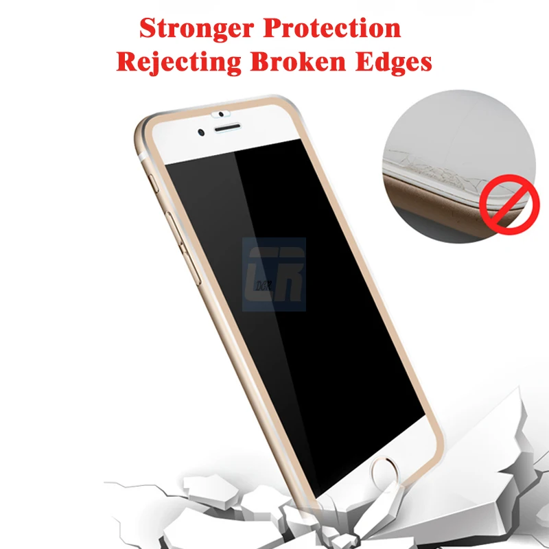 DCR 9H полное покрытие закаленное стекло для iphone 6 6s Защита экрана 8 7 Закаленное