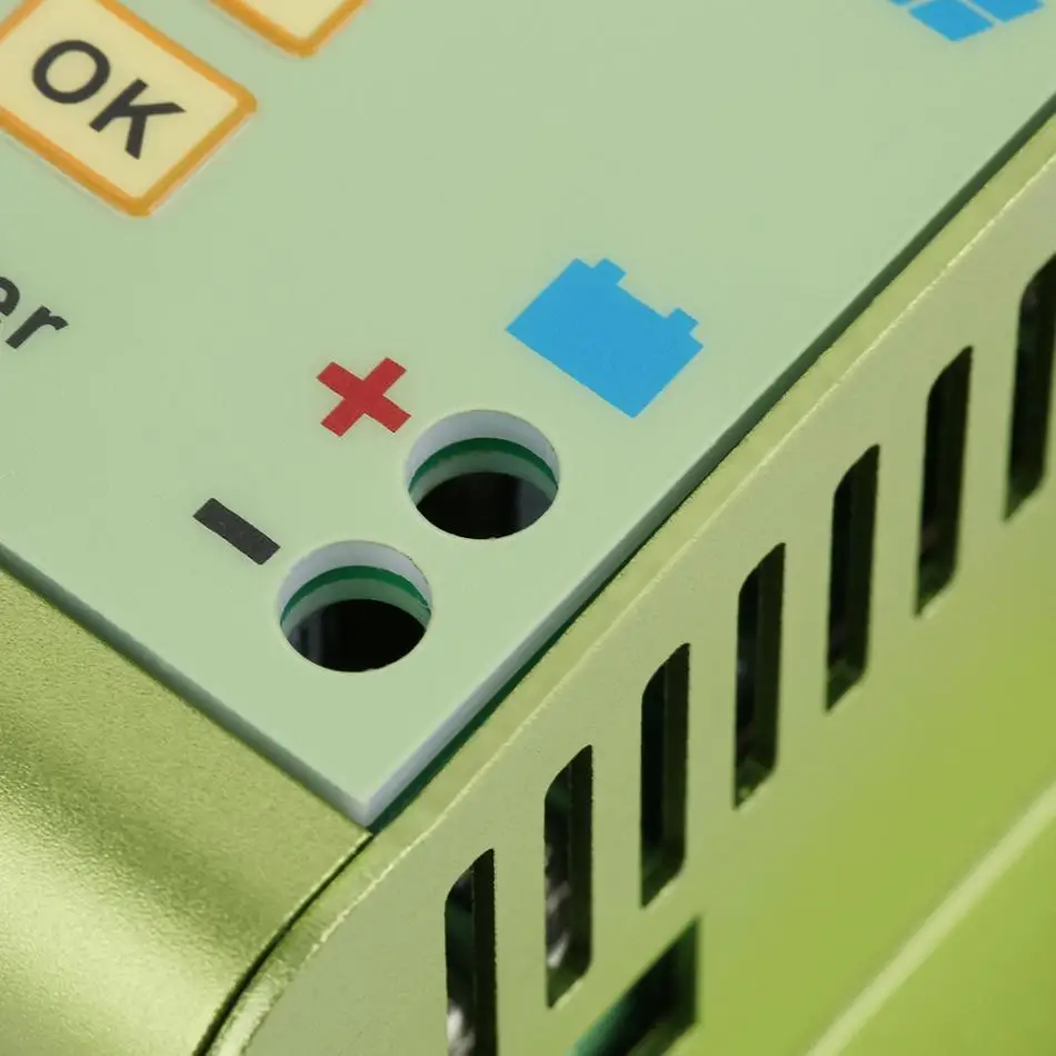 MPT-7210A алюминиевый сплав lcd MPPT солнечная панель контроллер заряда для батареи Солнечный контроллер заряда