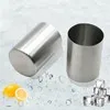 451459 Новая прямая кружка из нержавеющей стали для ванной, чашка для чистки, чашка для домашнего питья, пивная кружка, чашка для напитков - Цвет: 451459
