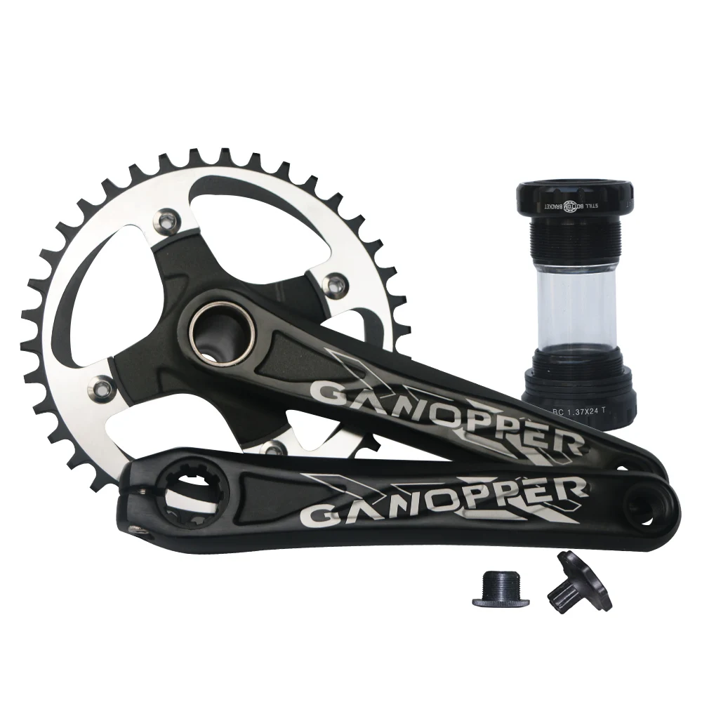 104BCD MTB Горный шоссейный велосипед crankset 172,5/175 мм BMX велосипедный Кривошип набор нижняя часть 68BB 10 S бензопилы подходит shimano deore Alivio часть