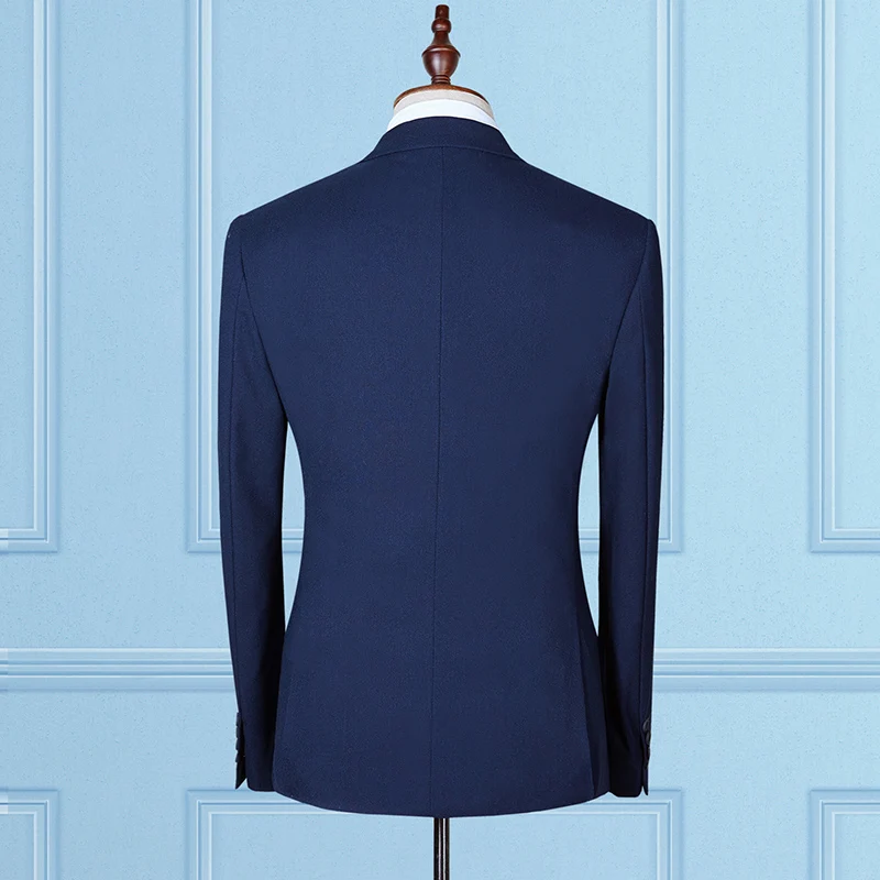 Markyi Модные мужские классические костюмы с двойной грудью 2017 Марка Slim Fit