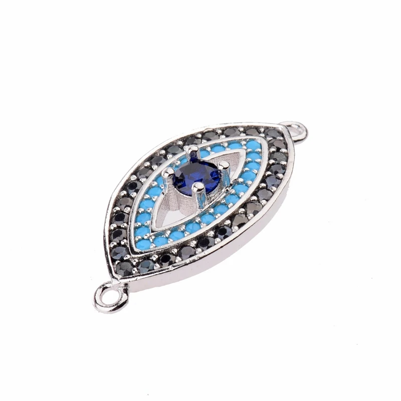 Новинка оптовая продажа бусины из циркония сглаза изготовление ювелирных