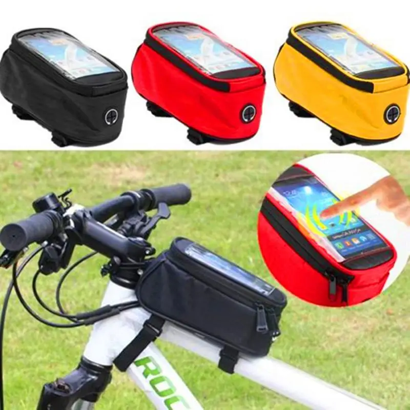 Водонепроницаемая сумочка на раму велосипеда велосипед Топ труба сумка с