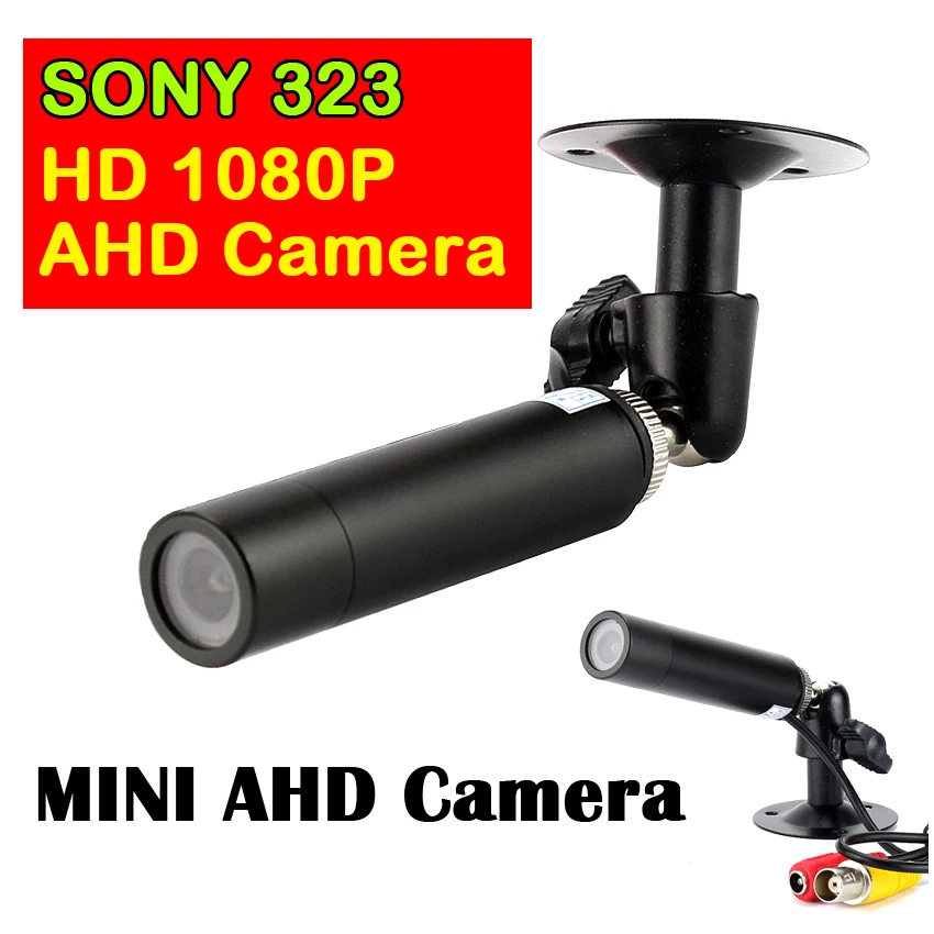 Новая супер HD AHD мини камера видеонаблюдения 1080P 2MP SONY 323 маленькая Антивандальная