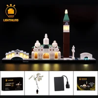 lightailing led light kit for 21026 architecture venice building blocks lighting set not include the model