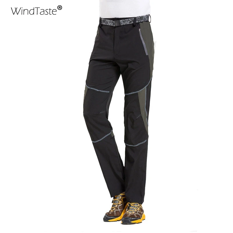 WindTaste мужские летние быстросохнущие походные тонкие эластичные брюки