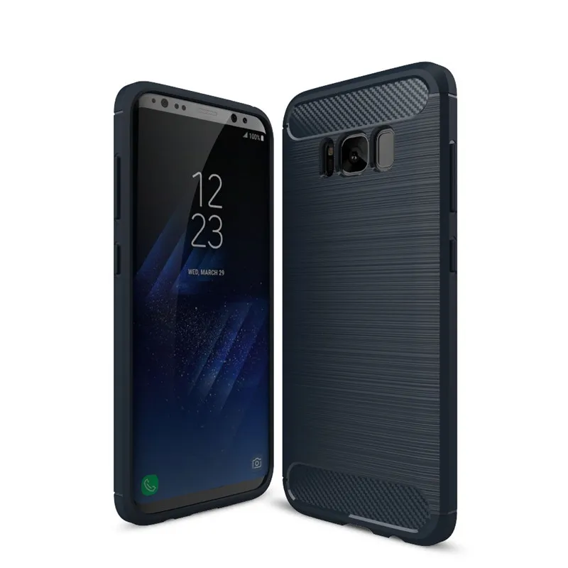 Чехол для Samsung S9 Plus S8 роскошный тонкий силиконовый мягкий ТПУ чехол телефона S6 S7