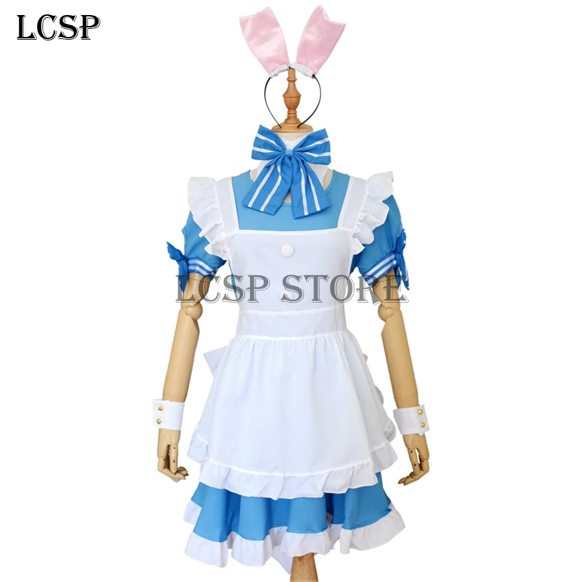 LCSP заказывает костюм кролика дома кафuu Чино косплей униформа японского аниме