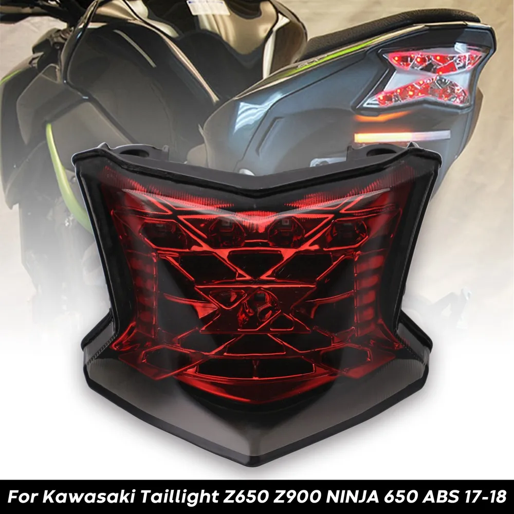 Для Kawasaki хвост светильник Z650 Z900 ниндзя 650 мотоцикл светодиодный задний фонарь светильник стоп светильник поворотники ABS