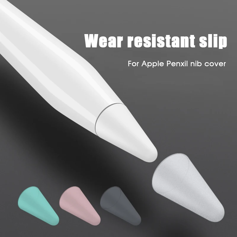 

New 8pcs Silicone Protective Case Nib Cover Skin For Apple Pencil 1st 2nd Stylus Touchscreen Pen Cover Case