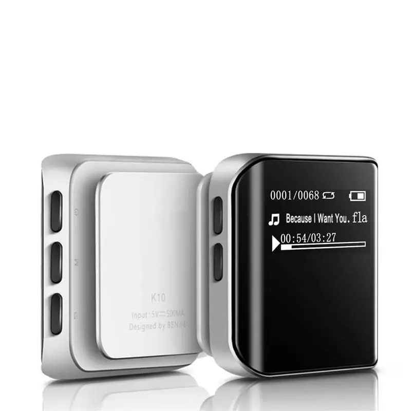 Бенджи K10 Мини Clip MP3 плеер Портативный 8 г спортивные музыкальный Высокое качество