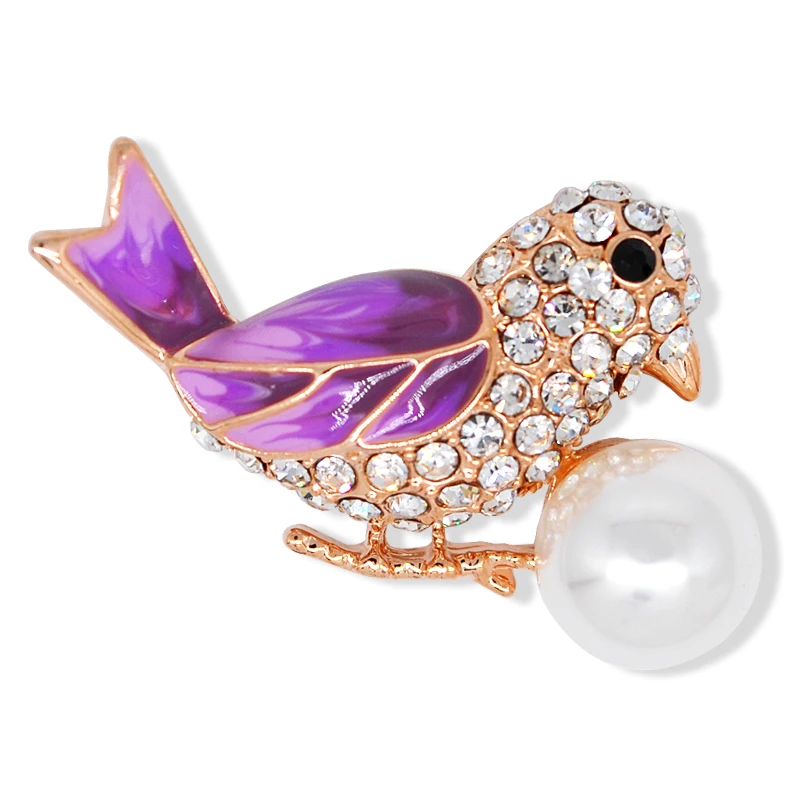Zhen томоми жаворонок яркие милые Для женщин Кристалл моделируется жемчужина