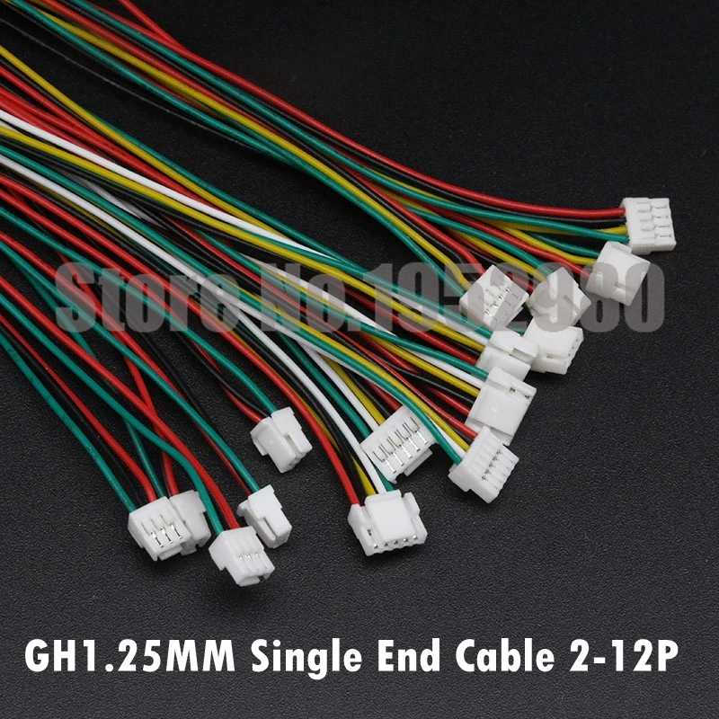 50 шт. GH 1 25 мм одноконцевая проволока с пряжкой 15 см 28AWG 2/3/4/5/6/7/8/9/10/12P Замена