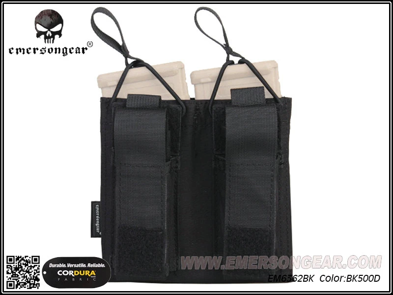 Emersongear Emerson Тактический Двойной Открытый Топ 556 и пистолет модульный чехол для журналов PALS Mag Чехол кобура военный страйкбол