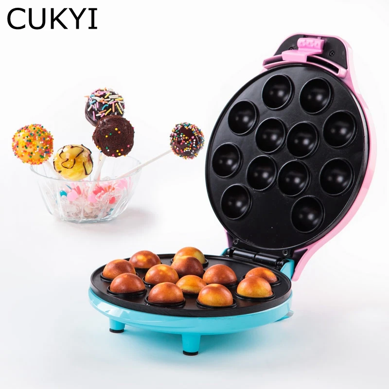 CUKYI торт из леденцов машина поп чайник с 12 емкость мини Babycakes Maker Осьминог яйцо