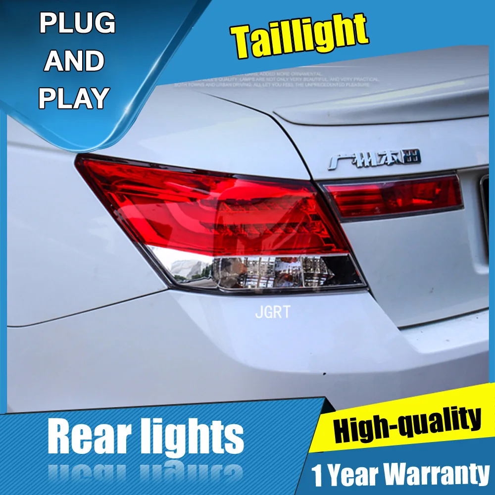 4 шт. стайлинга автомобилей для Honda Accord 8 хвост светильник s 2008 2012 светодиодный