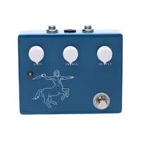blue color over drive pedal guitar pedals effects portable aluminum enclosure pedal box for electric guitarra accessories