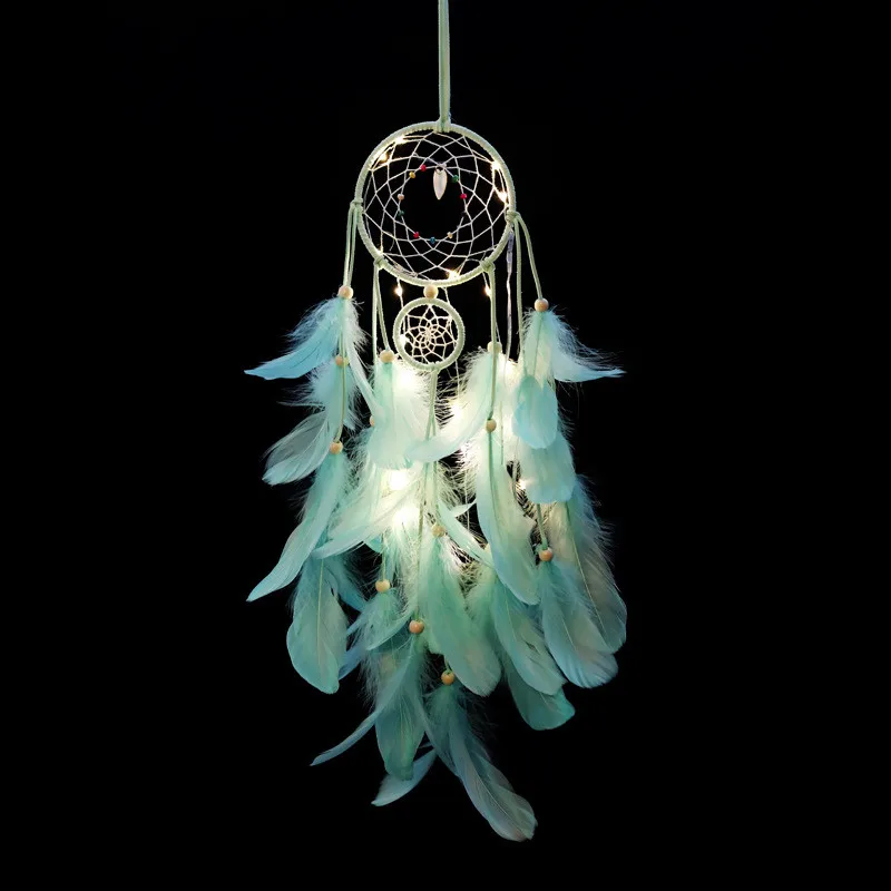 D7305-2 Светильник Ловец снов, светильник ing, рождественские украшения для дома, украшение для спальни, подарок для женщины, учителя - Цвет: D7305-2