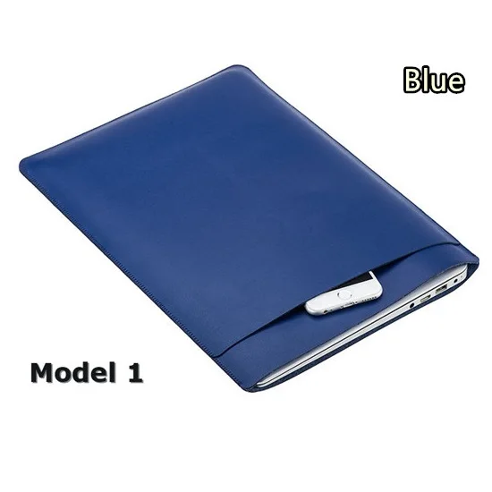 Бренд aigreen чехол из искусственной кожи для MacBook Air 1", Air 13", retina 1", 13,3 дюймов, сумка для ноутбука, Прямая поставка - Цвет: Model 1 Blue