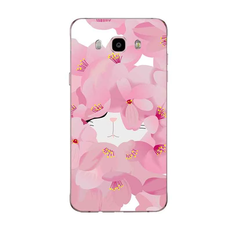 Мягкий ТПУ чехол для телефона модный винтажный цветочный розовый цветок Samsung A3 A5