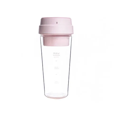 Pink Портативная соковыжималка Xiaomi Mijia 17PIN Star Fruit Cup, сделай сам, Мини соковыжималка, 400 мл, чашка для фруктов, Магнитная Зарядка, 30 с, подходит для быстрого сока - Цвет: Pink