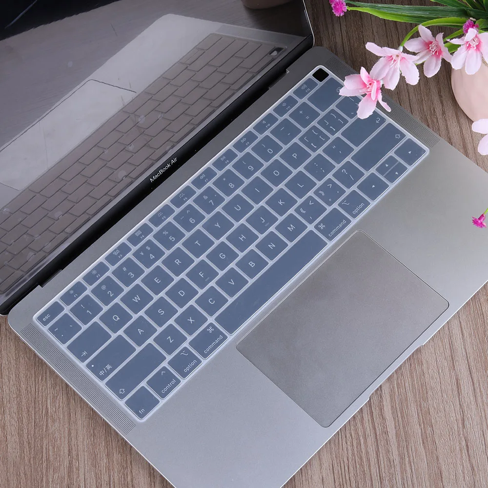 Redlai силиконовый мягкий ТПУ Клавиатура чехол для Apple MacBook новейший Air 13 A1932 Английский алфавит клавиатура кожа протектор