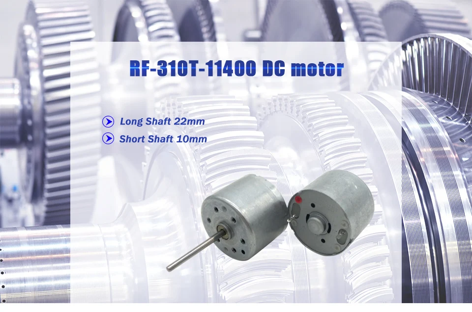 LUPULLEY RF-310T-11400 двигатель постоянного тока DC3V-6V 5,9 В 6400 об/мин 310 Микро Мотор 10 мм/22 мм длинный вал для солнечных четырехколесных приводов, маленькие игрушки