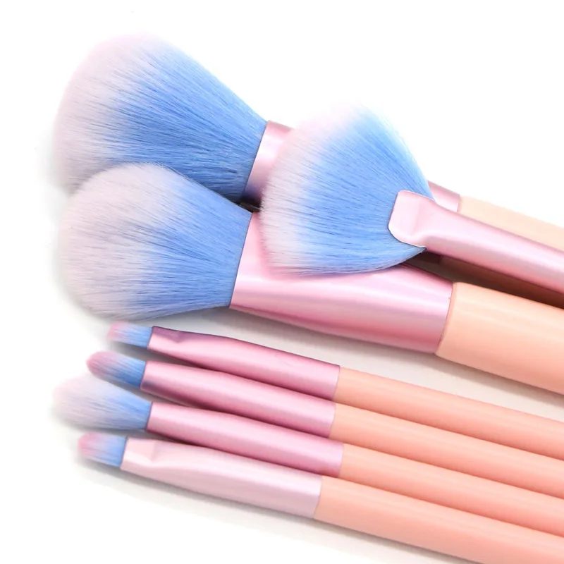 Профессиональный 7 шт. глаза губ лицо кисти makup кисть для век бровей фонд комплект