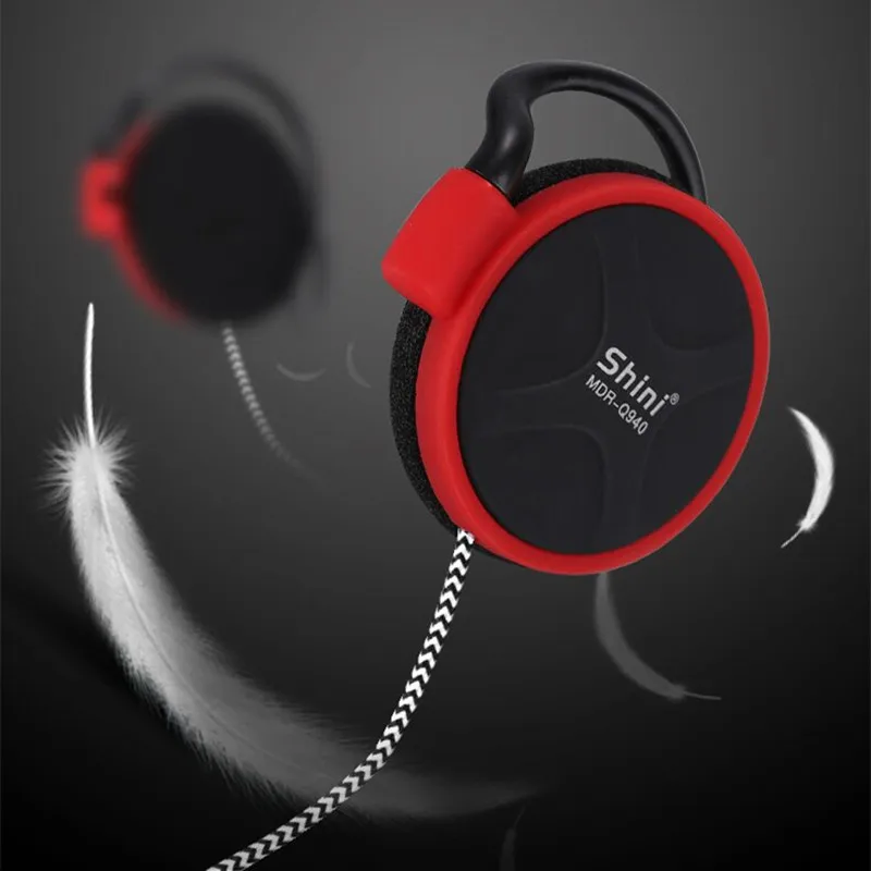 Original SHINI Q940 3.5mm Headphones Stereo Bass Music Earphone Ear Hook Headset fone de ouvido For MP3/4 Computer Mobile Phone |