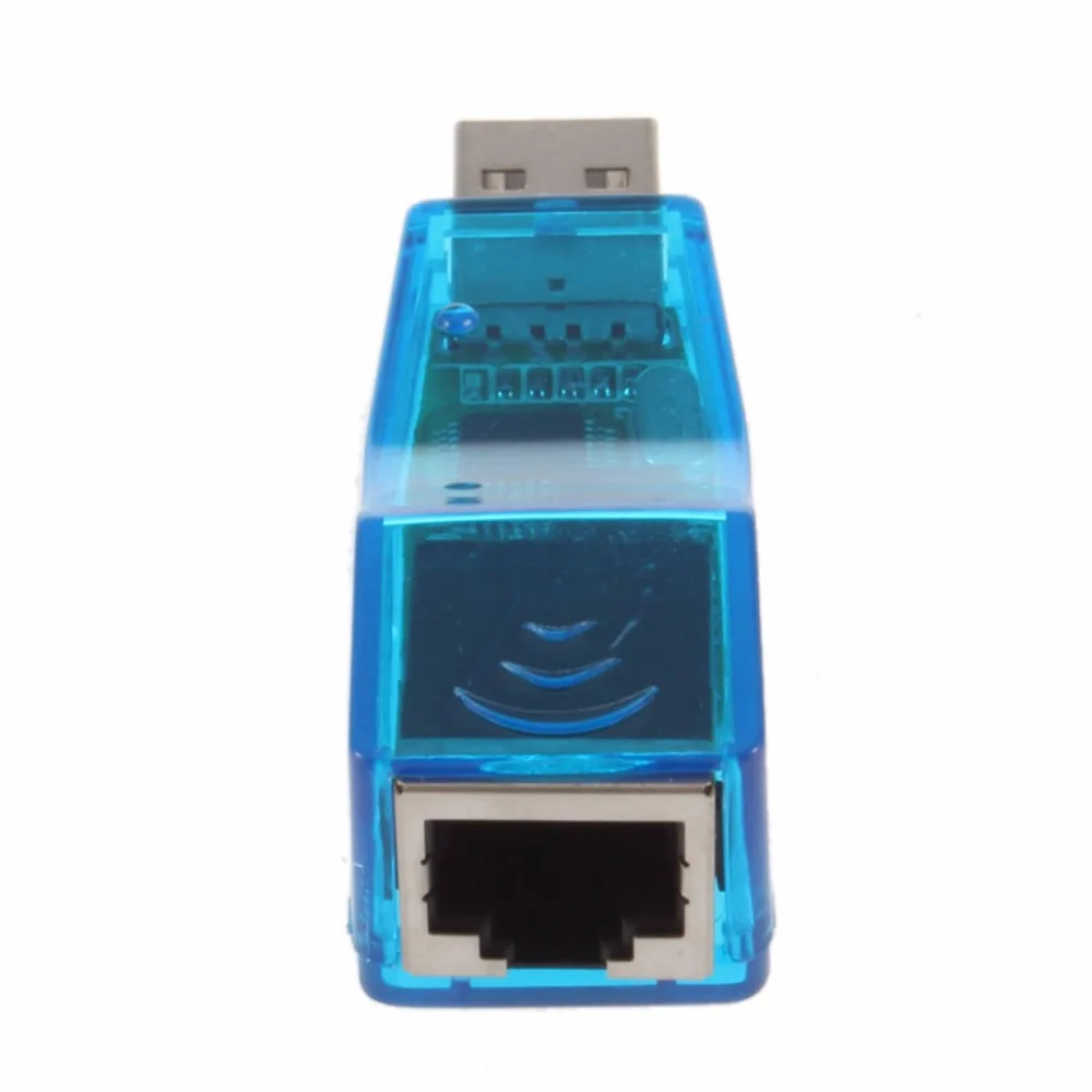 USB 1,1 к локальной сети RJ45 коммутатора Ethernet 10/100 Мбит/с сетевая карта адаптер для Win7 Win8 для Android планшетный ПК синий