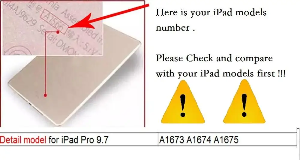 9 7 дюймовый Ультратонкий чехол для планшета iPad Pro откидной магнитный складной из