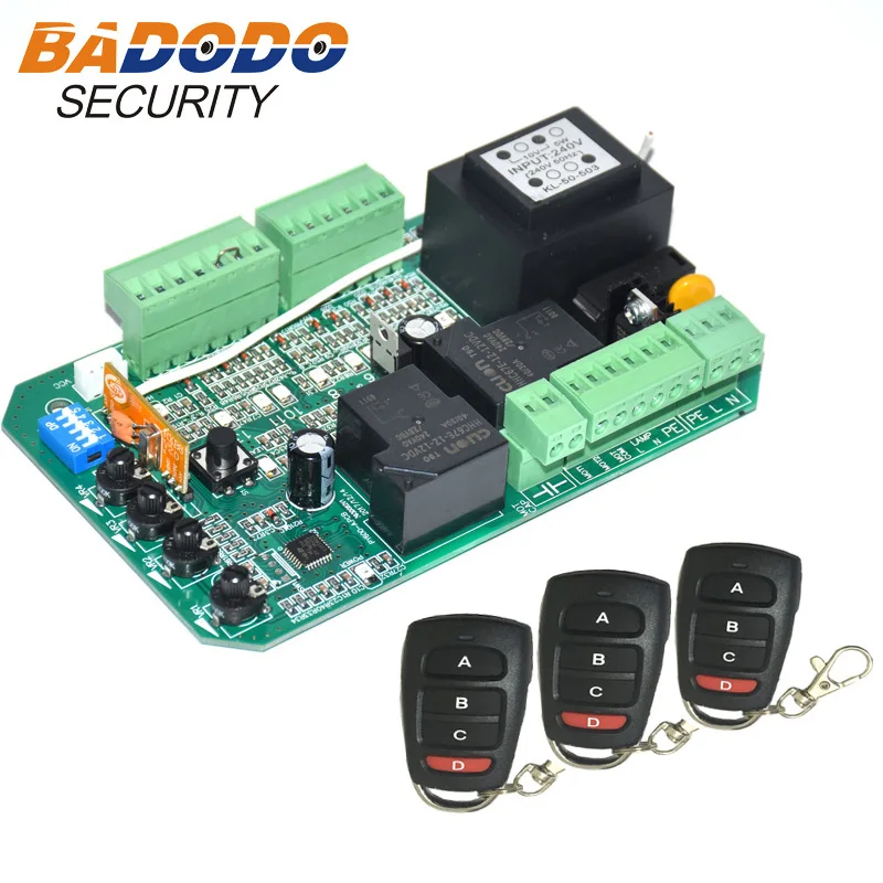 AC230V 120V раздвижные ворота открывалка двигателя блок управления PCB монтажная плата контроллера электронная карта пластина пульт дистанционного управления опционально